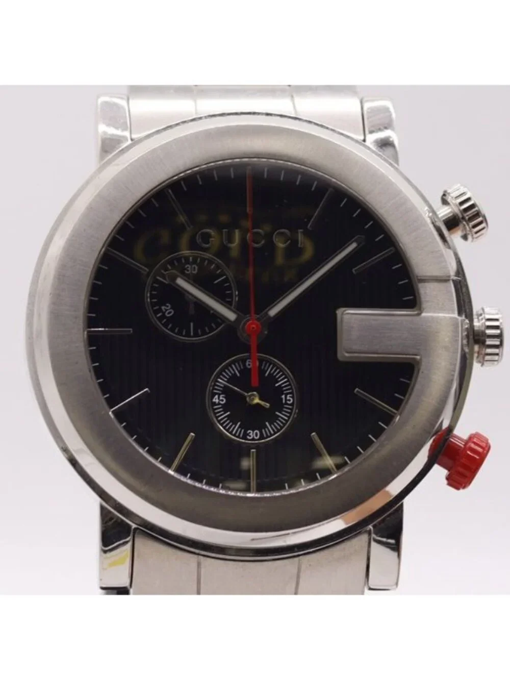 Gucci Chrono Quartz Black Dial Watch